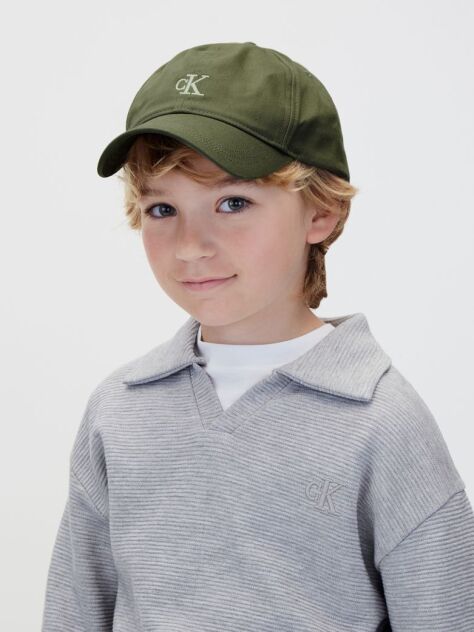 Green Kids Organic Cotton Cap  Kids Unisex