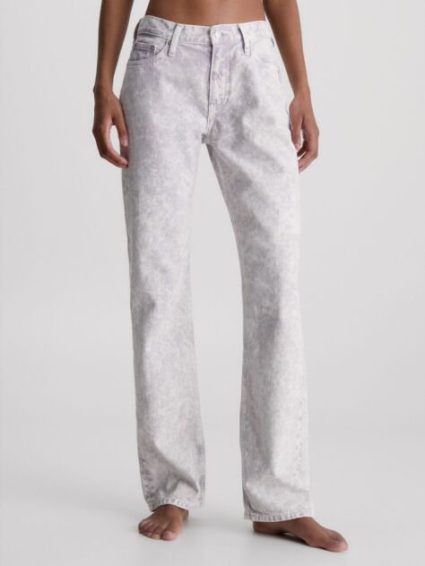 Denim Τζιν Σε Ίσια Γραμμή Με Χαμηλή Μέση  Γυναίκα