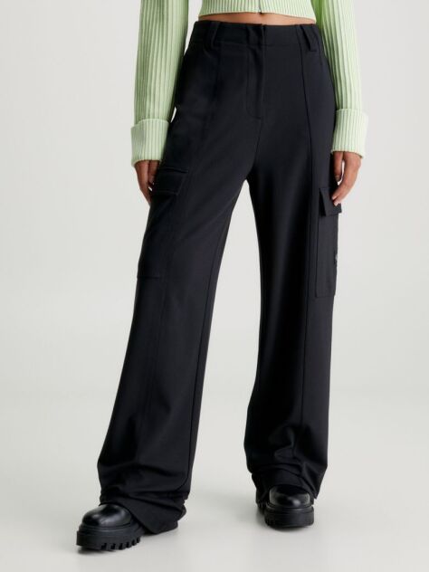 Black Milano Jersey Utility Pants  Women