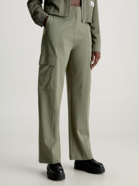 Green Milano Jersey Utility Pants  Women