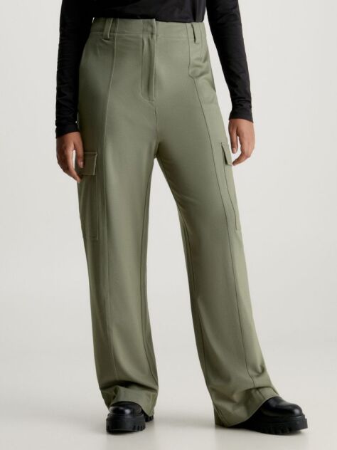 Green Milano Jersey Utility Pants  Women