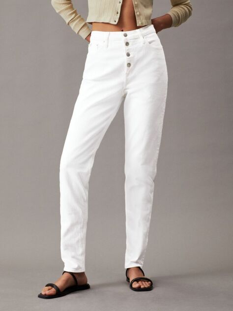 White Mom Jeans  Women