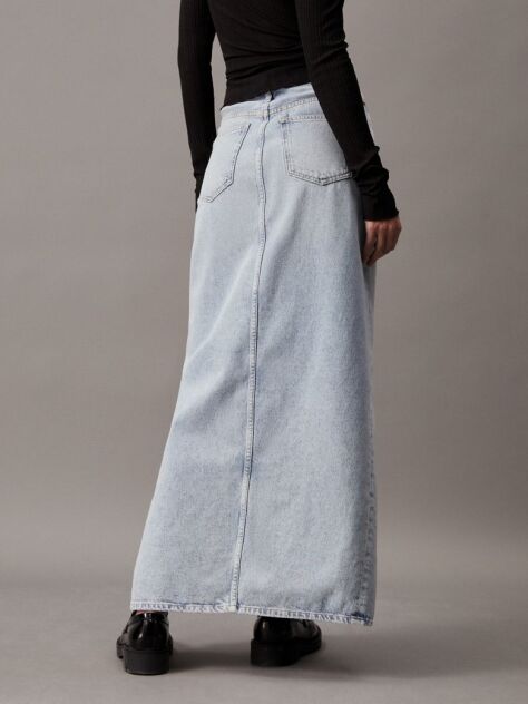 Denim Denim Maxi Skirt  Women