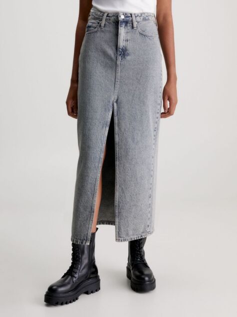 Denim Denim Maxi Skirt  Women