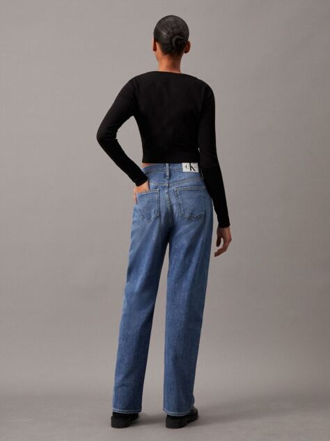 Denim Άνετο Ψηλόμεσο Τζιν  Γυναίκα