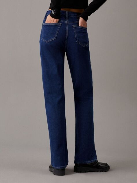 Denim Ψηλόμεσο Τζιν Σε Ίσια Γραμμή  Γυναίκα