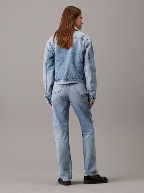 Denim Ψηλόμεσο Τζιν Σε Ίσια Γραμμή  Γυναίκα