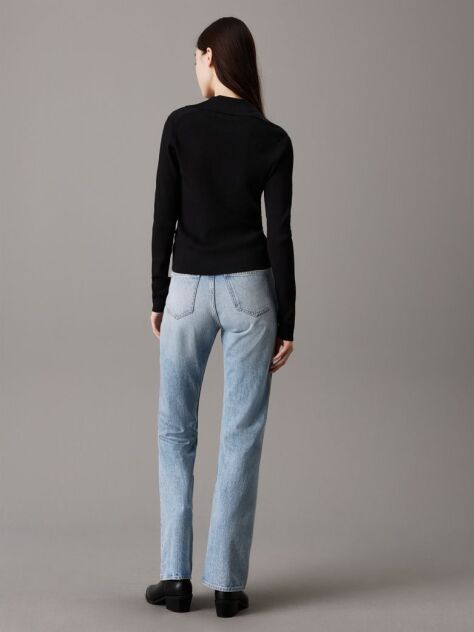 Black Soft Knit V-neck Jumper  Women