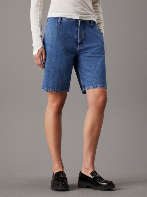 Denim 90'S Straight Denim Shorts  Women