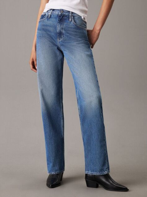 Denim Ψηλόμεσο Τζιν Με Loose Εφαρμογή  Γυναίκα