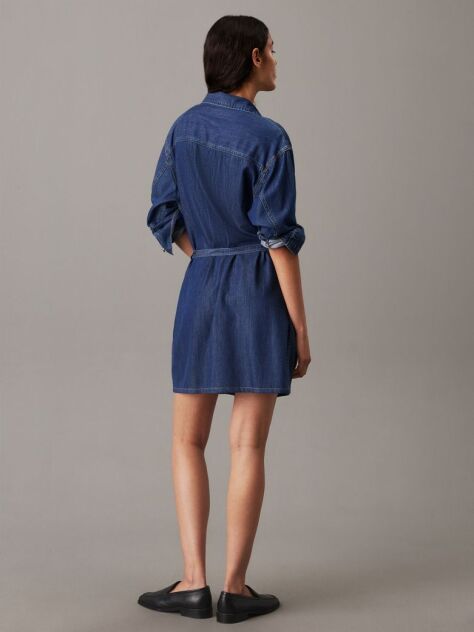 Denim Denim Φόρεμα Πουκαμίσα Με Ζώνη  Γυναίκα