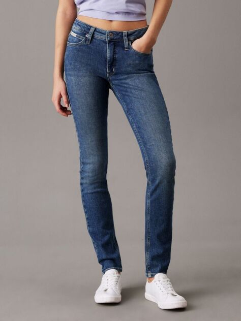 Denim Skinny Τζιν Με Κανονική Μέση  Γυναίκα