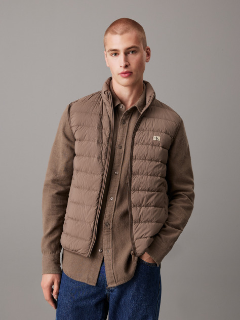 Grey Lightweight Down Puffer Gilet  Men