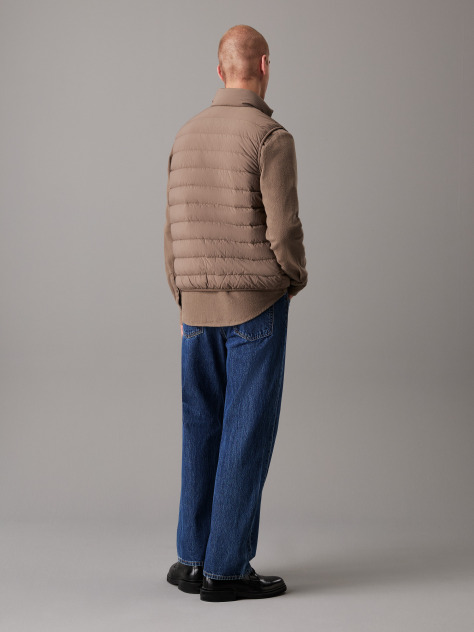 Grey Lightweight Down Puffer Gilet  Men