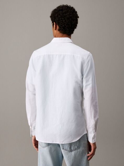 White Linen Cotton Shirt  Men