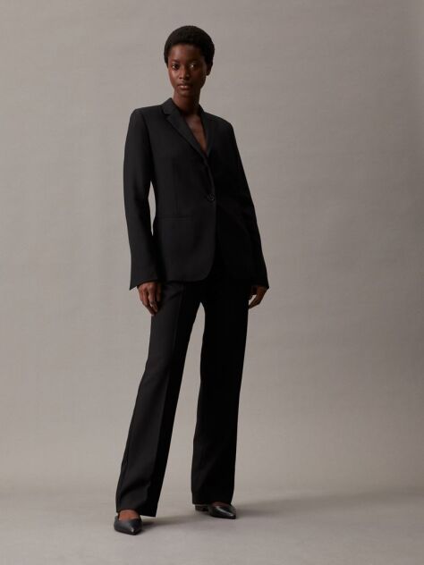 Black Essential Tailored Blazer  Women