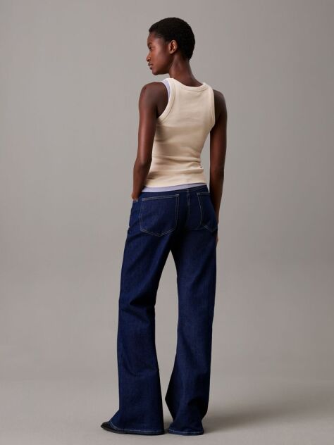 Denim Relaxed Flared Jeans  Women