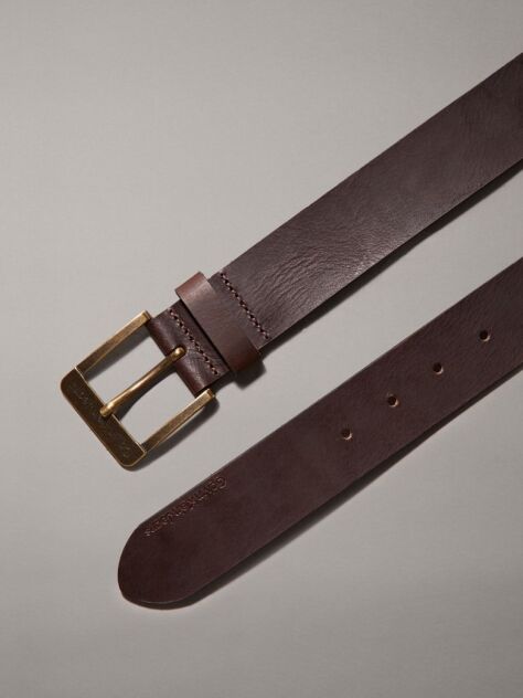 Brown Leather Belt  Men