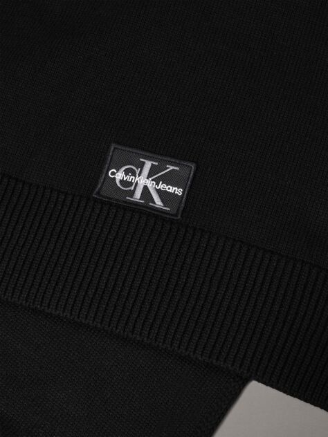 Black Knit Scarf  Men