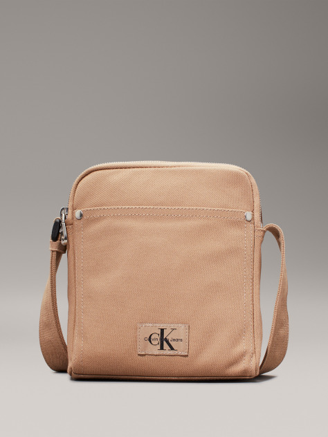 Beige Reporter Bag  Men