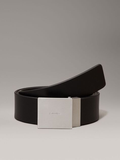 Black Leather Belt  Men