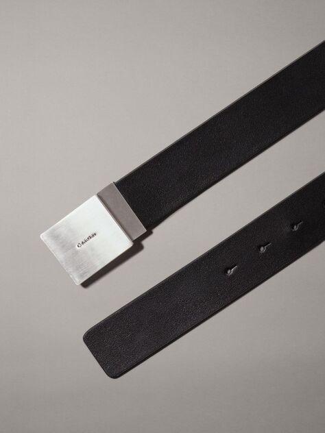 Black Leather Belt  Men