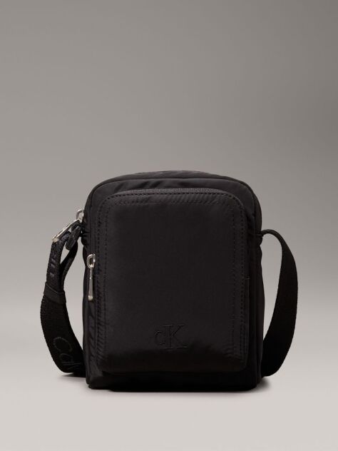 Black Small Reporter Bag  Men