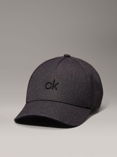 Black Linen Blend Cap  Women