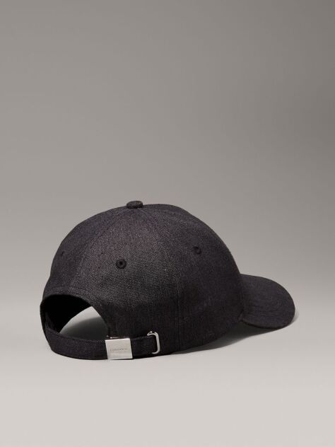 Black Linen Blend Cap  Women