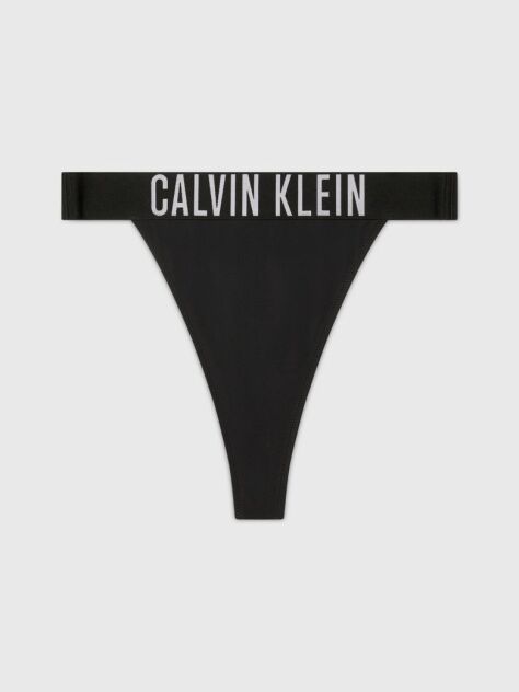 Black Thong Bikini Bottoms - Intense Power  Women