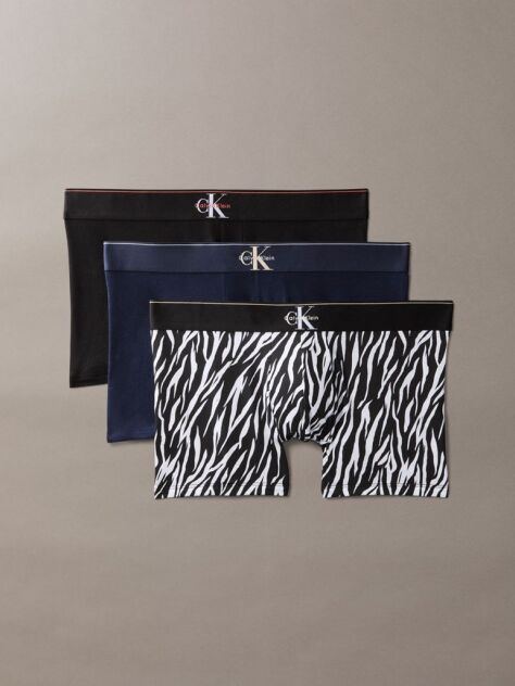Multi Graphic Monogram Cotton Stretch Trunks  Men