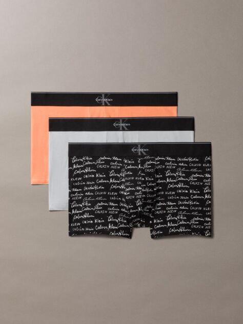 Multi Graphic Monogram Cotton Stretch Trunks  Men