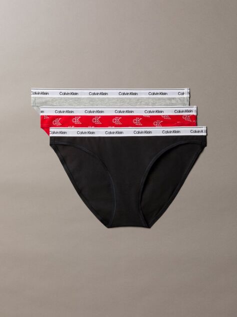 Multi 3 Pack Bikini Briefs - Icon Logo  Women