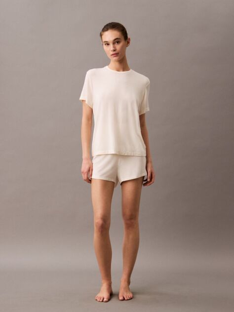 Beige Lounge Shorts - Ultra Soft Modal  Women