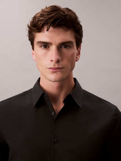 Black Long Sleeve Shirt  Men
