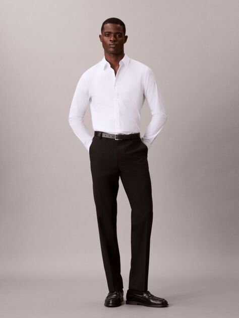 White Long Sleeve Shirt  Men