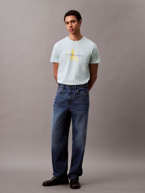 Grey Monogram T-shirt  Men