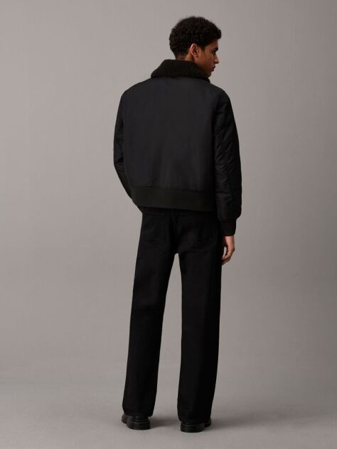 Black 90's Straight Jeans  Men