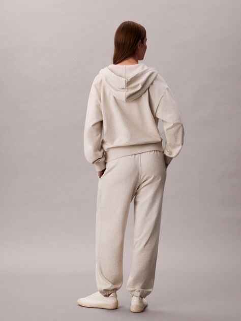 Beige Relaxed Monogram Joggers  Women