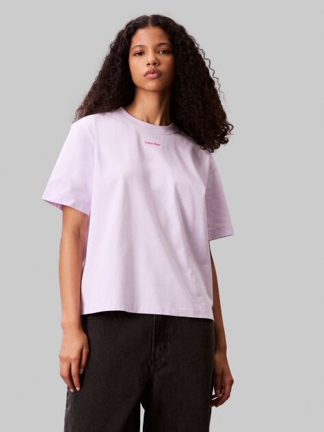 Purple Relaxed Bold Logo Graphic T-Shirt  Women
