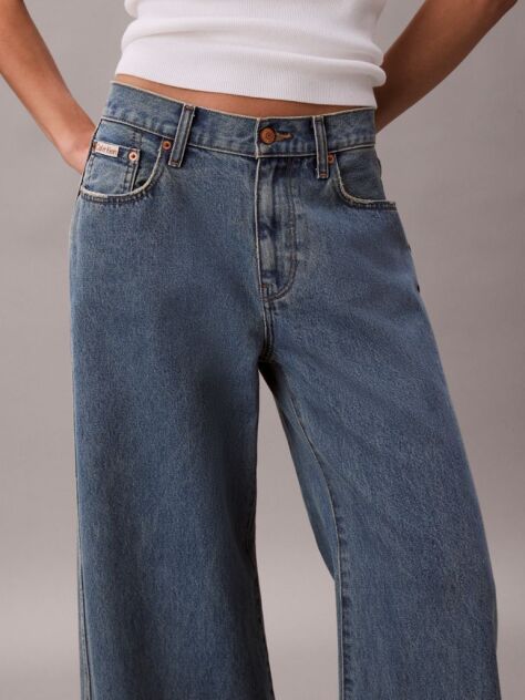 Denim Ultra Wide Leg Jeans  Women