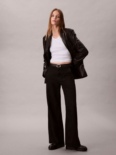 Black Ultra High Rise Relaxed Jeans  Women