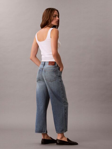 Denim High Rise Culotte Jeans  Women