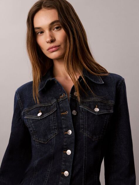 Denim Denim Πουκάμισο Με Κουμπιά Και Γραμμή Sculpt  Γυναίκα