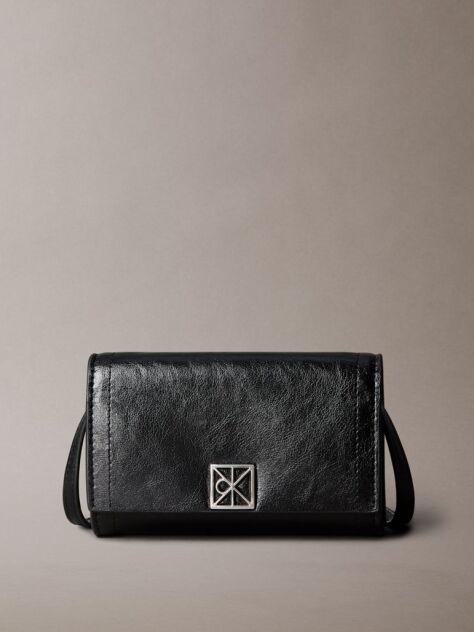 Black Emblem Logo Wallet  Women