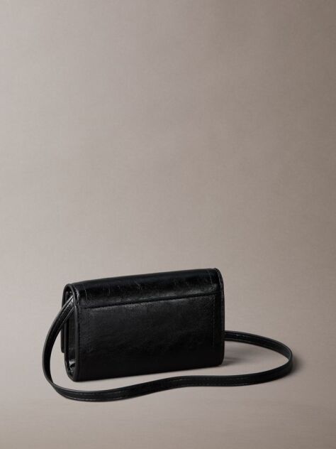 Black Emblem Logo Wallet  Women