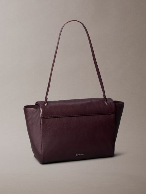Κόκκινο Επενδεδυμένη Τσάντα Laptop Satchel Με Μεταλλικό Emblem  Γυναίκα