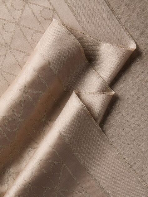 Grey Allover Emblem Logo Shine Scarf  Women