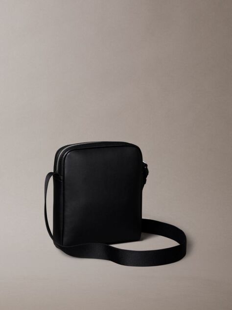 Black Logo Reporter Bag  Men