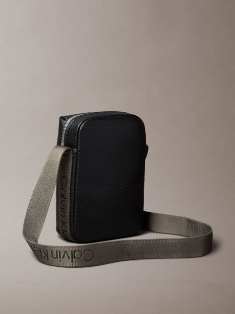 Black Crossbody Reporter Bag  Men